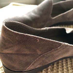 Brown Suede Flats
